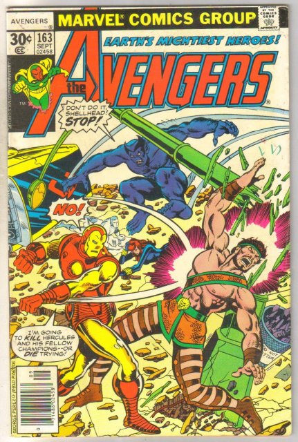 Avengers #163 comic book very good/fine 5.0