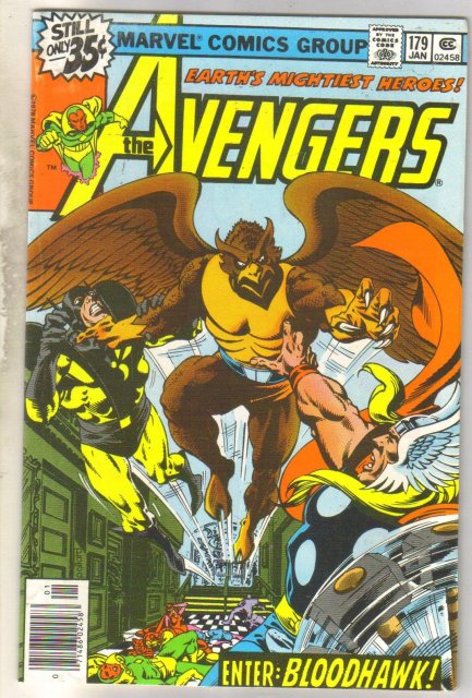 Avengers #179 comic book very fine 8.0