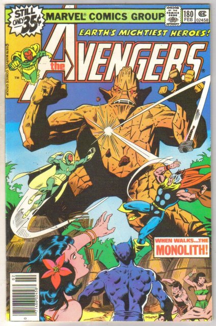 Avengers #180 comic book very fine 8.0