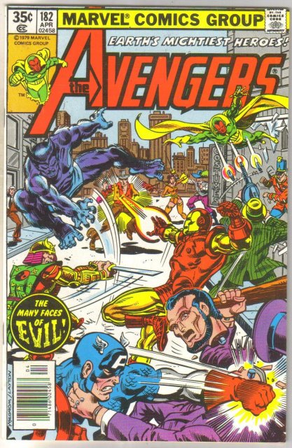 Avengers #182 comic book very fine 8.0
