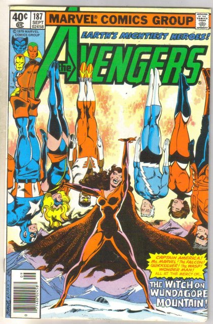 Avengers #187 comic book very fine 8.0
