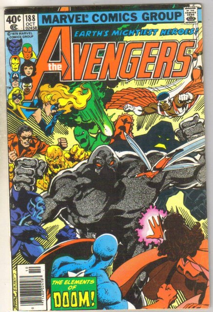 Avengers #188 comic book fine 6.0