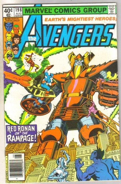 Avengers #198 comic book near mint 9.4