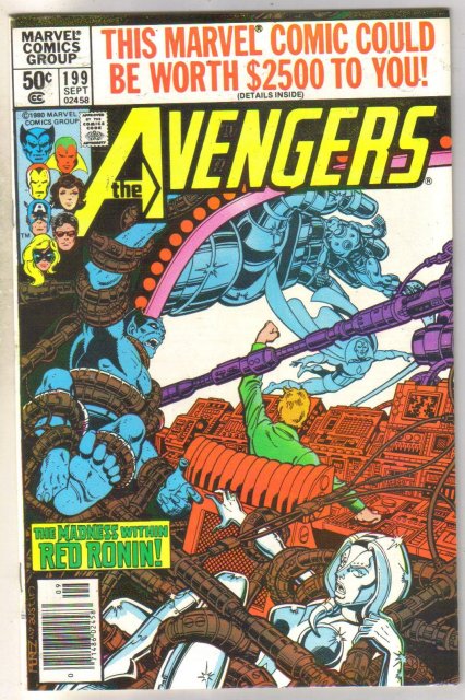 Avengers #199 comic book near mint 9.4