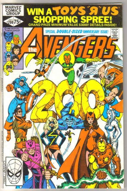 Avengers #200 comic book very fine 8.0