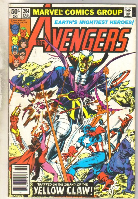 Avengers #204 comic book near mint 9.4