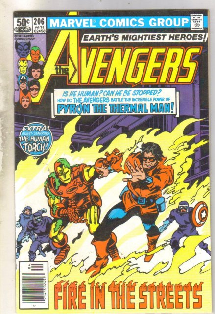 Avengers #206 comic book near mint 9.4