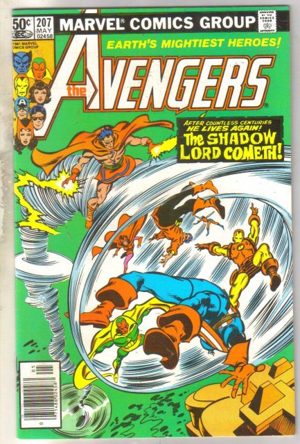 Avengers #207 comic book near mint 9.4