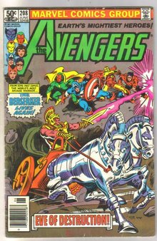 Avengers #208 comic book very good 4.0