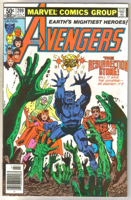 Avengers #209 comic book near mint 9.0