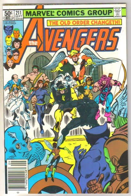 Avengers #211 comic book near mint 9.0