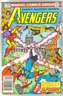 Avengers #212 comic book near mint 9.0