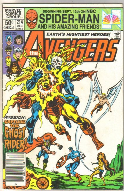 Avengers #214 comic book very fine 9.0