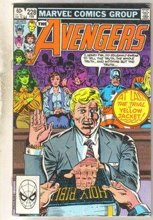 Avengers #228 comic book fine 6.0