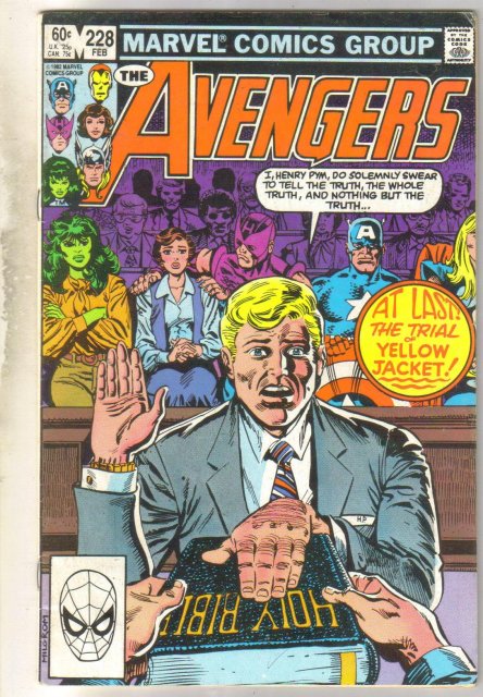 Avengers #228 comic book fine 6.0