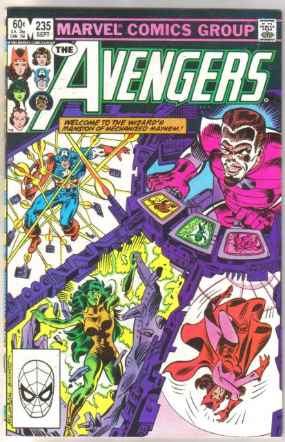 Avengers #235 comic book fine 6.0