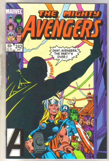 Avengers #242 comic book near mint 9.4