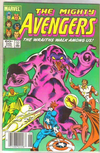 Avengers #244 comic book near mint 9.4