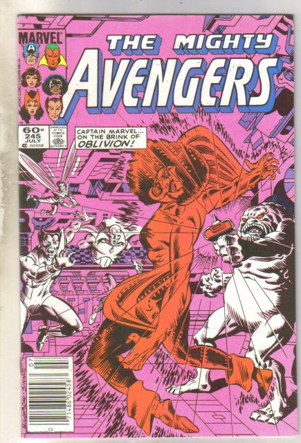 Avengers #245 comic book near mint 9.4