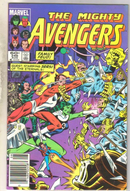 Avengers #246 comic book near mint 9.4