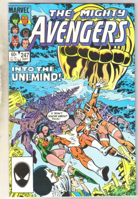 Avengers #247 comic book near mint 9.4