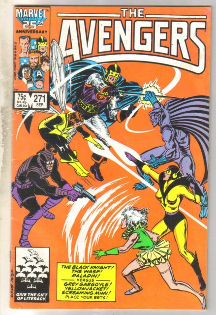 Avengers #271 comic book near fine 6.0