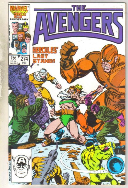 Avengers #274 comic book mint 9.8