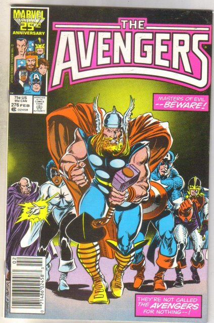 Avengers #276 comic book very fine 8.0