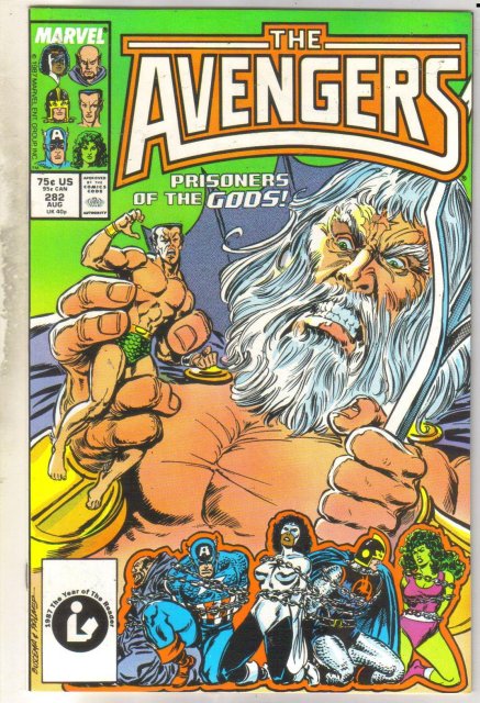 Avengers #282 comic book near mint 9.4