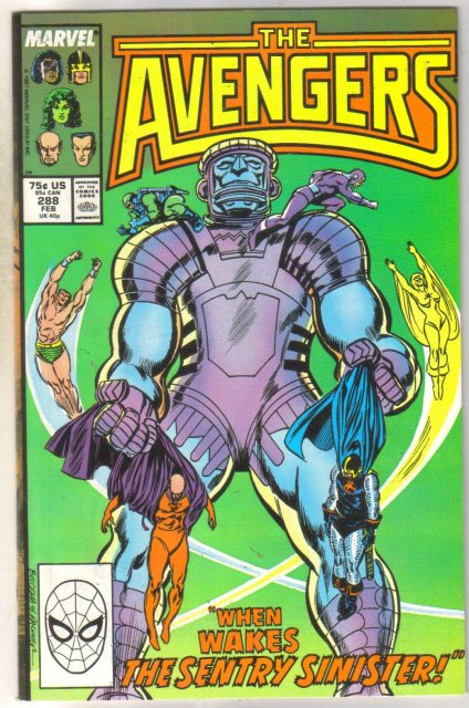 Avengers #288 comic book near mint 9.4