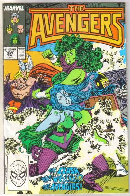 Avengers #297 comic book near mint 9.4