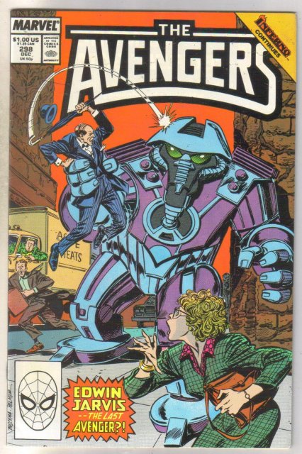 Avengers #298 comic book near mint 9.4