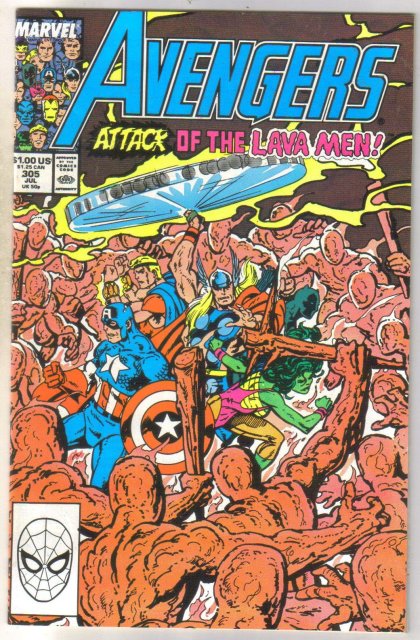 Avengers #305 comic book near mint 9.4