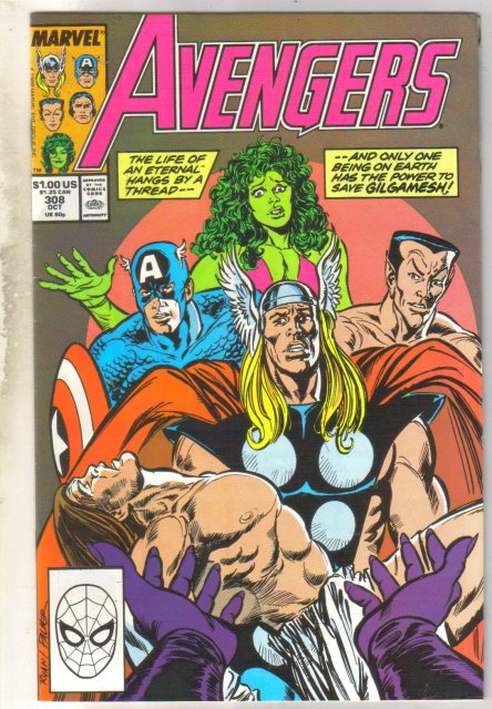 Avengers #308 comic book near mint 9.4