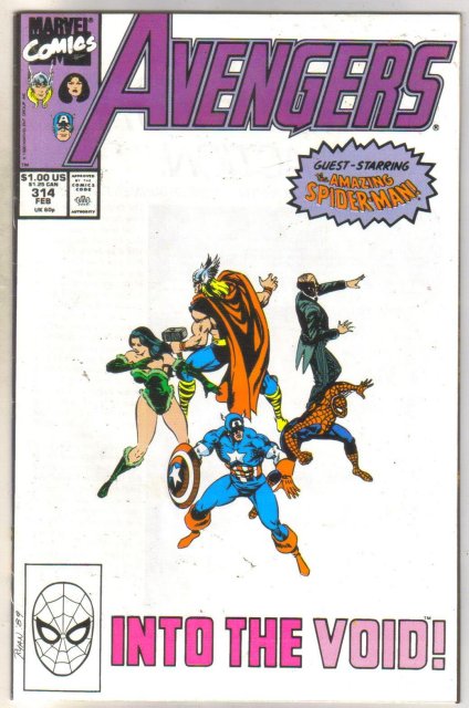 Avengers #314 comic book near mint 9.4