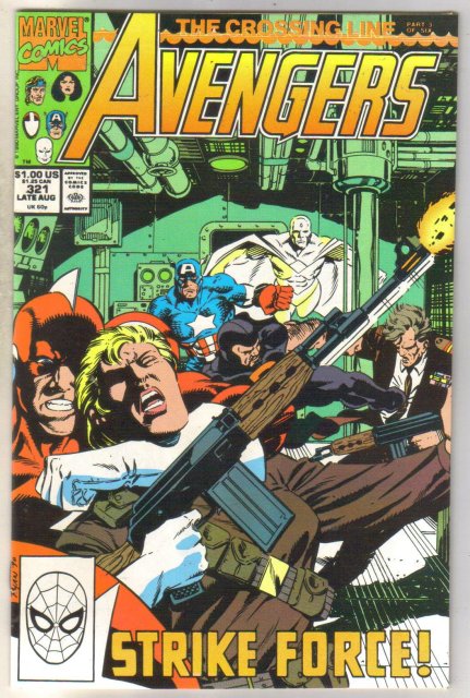 Avengers #321 comic book mint 9.8