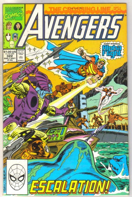 Avengers #322 comic book mint 9.8