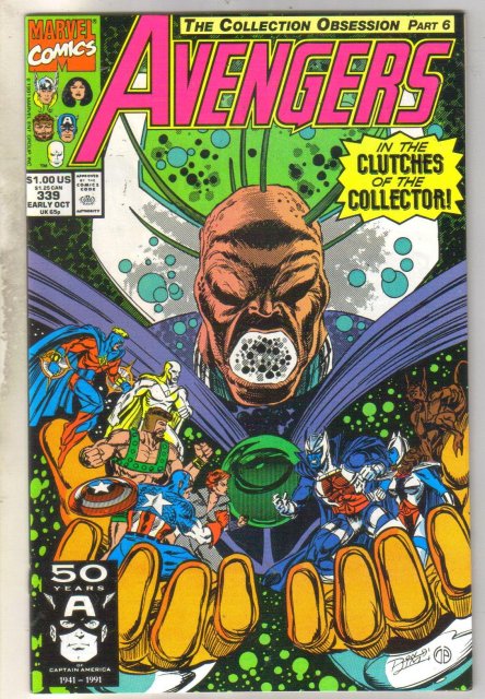 Avengers #339 comic book mint 9.8