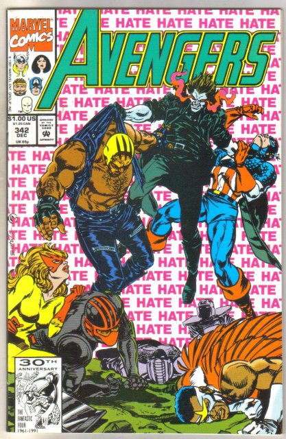 Avengers #342 comic book mint 9.8