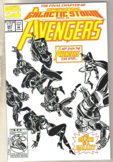 Avengers #347 comic book near mint 9.4