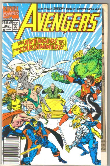 Avengers #350 double sized comic book mint 9.8