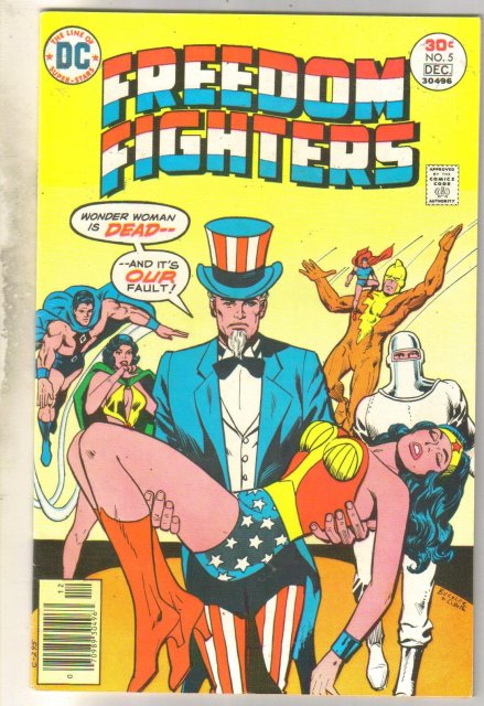 Freedom Fighters #5 comic book very fine 8.0