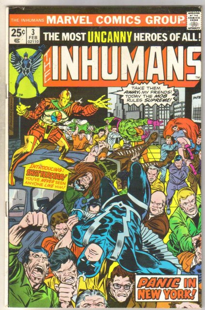 Inhumans #3 comic book fine 6.0