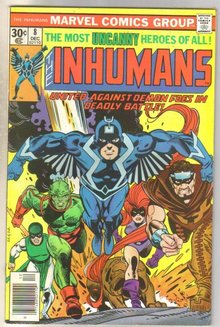 Inhumans #8 comic book fine 6.0