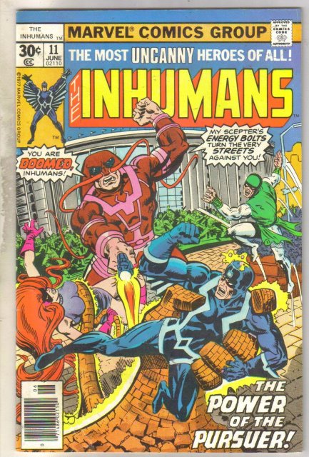 Inhumans #11 comic book fine 6.0