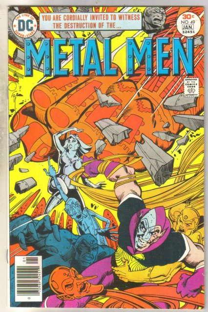Metal Men #49 comic book very fine 8.0