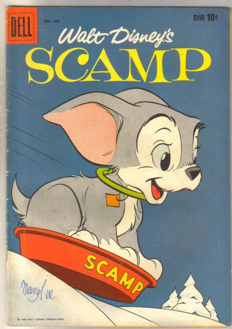 Walt Disney's Scamp #8 comic book fine 6.0
