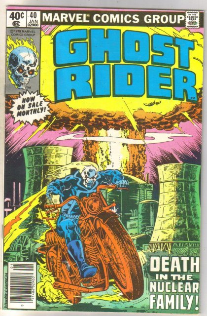 Ghost Rider #40 comic book near mint 9.4