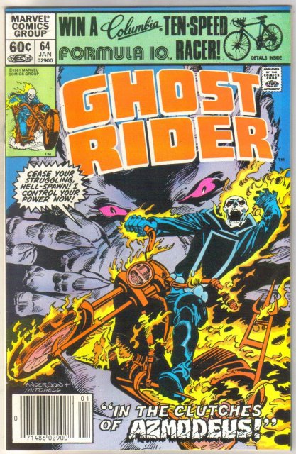 Ghost Rider #64 comic book very fine 8.0
