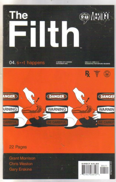 The Filth #4 comic book near mint 9.4